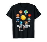 Solar System Outer Space Planets Astronaut Boys Girls Kids T-Shirt