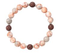 Solar System Planet Natural Stone Stretch Bracelet Lava Bead Unisex | 9 color options cosmic planet design natural lava stone elastic cord REACH compliant fit most wrists unisex space gift