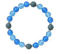 Solar System Planet Natural Stone Stretch Bracelet Lava Bead Unisex | 9 color options cosmic planet design natural lava stone elastic cord REACH compliant fit most wrists unisex space gift