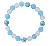 Solar System Planet Natural Stone Stretch Bracelet Lava Bead Unisex | 9 color options cosmic planet design natural lava stone elastic cord REACH compliant fit most wrists unisex space gift