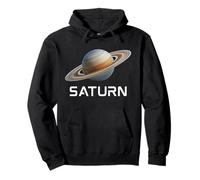 Solar System Planet Saturn Rings Outer Space Pullover Hoodie