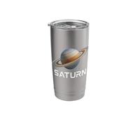 Solar System Planet Saturn Rings Outer Space Stainless Steel Insulated Tumbler