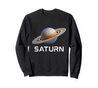Solar System Planet Saturn Rings Outer Space Sweatshirt