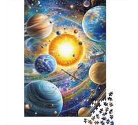 Solar System Planets 1000 Piece Jigsaw Puzzle Paper Adult Jigsaw Puzzle for Adults Space Exploration Focus Home Relaxing Gift 52x38cm/1000pcs