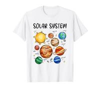 Solar System Planets Astronomy Space Science Boys Girls Kids T-Shirt