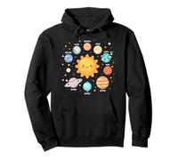 Solar System Planets Astronomy Space Science Galaxy Kids Boy Pullover Hoodie