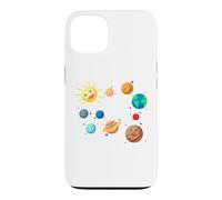Solar System Planets, Earth, Sun, Space Science Kids, Adults Case for iPhone 13