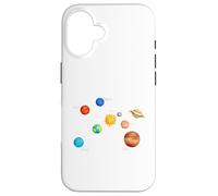 Solar System Planets, Earth, Sun, Space Science Kids, Adults Case for iPhone 16