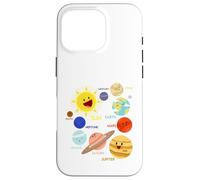 Solar System Planets, Earth, Sun, Space Science Kids, Adults Case for iPhone 16 Pro