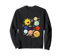 Solar System Planets, Earth, Sun, Space Science Kids, Adults Sweatshirt