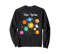 Solar System Planets, Earth, Sun, Space Science Kids, Adults Sweatshirt