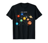 Solar System Planets, Earth, Sun, Space Science Kids, Adults T-Shirt
