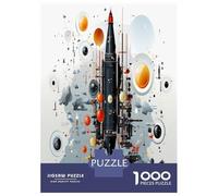 Solar System Planets Jigsaw Puzzle for Adults 1000 Piece Jigsaw Puzzle Space Art Puzzle Game for Family Focus Decor 70x50cm/1000pcs