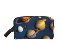 Solar System Planets Large Capacity Toiletry Bag, Lightweight Travel Wash Bag with Padding, for Men Women