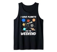 Solar System Planets Men Women Kids Funny Science Tank Top