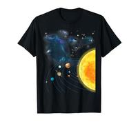 Solar System Planets Nebula T-shirt