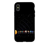 Solar System Planets Orbit Astronomy Space Science Galaxy Case for iPhone X/XS