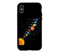 Solar System Planets Orbit Astronomy Space Science Galaxy Case for iPhone X/XS