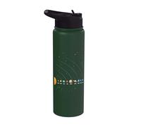 Solar System Planets Orbit Astronomy Space Science Galaxy Stainless Steel Insulated Water Bottle