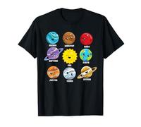 Solar System Planets Science Space Astrology Galaxy Kids T-Shirt