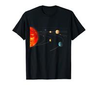 Solar System Planets Science Space Fans Boys Girls STEM Kids T-Shirt