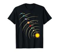 Solar System Planets Shirt Sun Orbit Physics T-Shirt