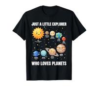 Solar System Planets Space Science Astronomy Kids Toddler T-Shirt