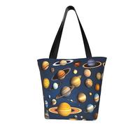 Solar System Planets Women's shoulder handbag, crossbody shoulder bag, weekend travel shopping shoulder bag