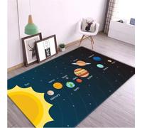 Solar System Room Carpet Space Planet Rug For Bedroom Anti-Slip Mat Bathroom Home Decor Play Crawling Floor Mat 60x90CM