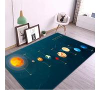 Solar System Room Carpet Space Planet Rug For Bedroom Anti-Slip Mat Bathroom Home Decor Play Crawling Floor Mat 60x90CM