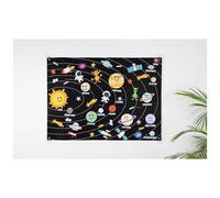 (Solar System) Solar System for Kids Toys with 61 Felt Figures Birthday Gifts of Planets