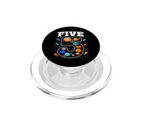Solar System Space Plane 5yr 5th Birthday Five Year Old Boys PopSockets PopGrip for MagSafe