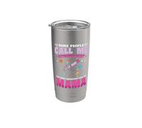 Solar System Space Some People Call Me Astrophysicist Mama Stainless Steel Insulated Tumbler