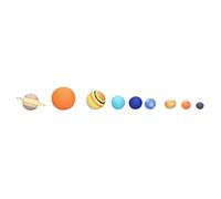 Solar System Teaching Model Planet Model Astronomy Science Educational Toy Set Nine Planets Material Safe Non for Kids Teachers Classroom Learning