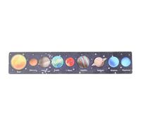 Solar System Toy for Kids Wooden Puzzle Movable Planet Name Board Game Preschool Educational Birthday for Boys Girls, Planet Toys