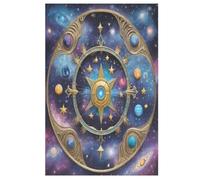 Solar System Wooden Jigsaw Puzzles 1000 Piece Puzzle For Adults. Challenging To Complete But Fun And Humorous Jigsaws 78×53cm