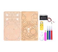 Solar System Wooden Model, Educational STEM Puzzle Toy, Natural Beech Wood Construction - Hands - On Learning, Innovative Astronomy Teaching for Kids