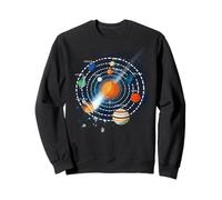 Solar Systems Planets Orbit Educational Astrology Sweatshirt