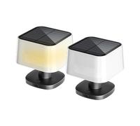 Solar Table Lamp - 3 Brightness Levels Telescopic Cordless Lantern, Rechargeable LED Desk Light, Adjustable Height Portable Lighting Solution Energy Saving Design Multi Use Illumination Device