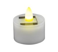Solar Tea Lights - Reusable LED Flameless Candles, Flickering Tea Light for Lanterns | Waterproof Fake Candles, Solar Powered Indoor Outdoor Tealights, Home Decor Candle for Patio Garden Events