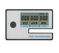 Solar Tester Meter Digital Window Tint Meter Filmed Glass Tester UV Rejection Meter Spectrum IR 950nm UV 365nm VR 550nm LS162 Automatic Calibration(LS162)