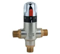 Solar Thermostat Surface-Mounted Intelligent All-Copper Electric Water Heater hot and Cold Water Automatic Mixing Valve(1/2")