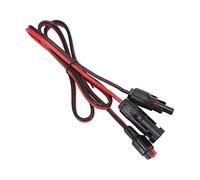 Solar to 30A Copper Mobile Energy Storage Battery Adapter Cable Charging Connector Cable for Anderson 30A 12AWG 1.0m
