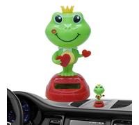 Solar Toy | Dashboard Decorative Ornament | Cute Toys with Solar Powered Dancing Figures | Dashboard Decoration Cartoon Car For Gift D