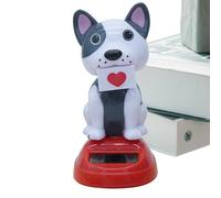 Solar Toy - Decorative Animal Dashboard Ornament | Solar Powered Dancer Figure for Valentine’s Day, Car, Office, Window, Home, Desk, and Cute Cartoon Interior Decoration
