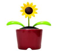 Solar Toys, Solar Powered Figurines, Swinging Flower Ornament, Weather-Resistant Funny Decor, Eco-Friendly Dancing Accessory for Car Interior Table Living Room Bedroom Outdoor