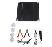 Solar Trickle Charger 10W 12V for Car and Motorcycle Batteries, Features Intelligent Safety Controls and Lightweight Design