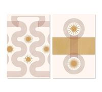 Solar Twice & Place for the Sunstars Canvas Print Studio Wall Decor Set by Art Remedy, Gallery Wrapped, 16 x 24