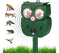 Solar Ultrasonic Animal And Pest Repeller Garden Bird Cat Dog Fox Deterrent