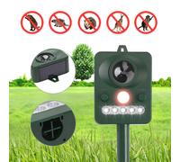 Solar Ultrasonic Garden Bird Repellent Animal Bird Cat Pest Dog